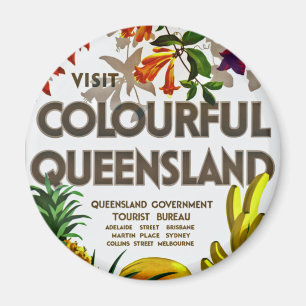 Bezoek Colorful Queensland Magneet