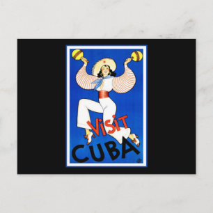Bezoek Cuba Briefkaart