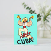 Bezoek Cuba Cubaans-Amerikaanse reizen Briefkaart (Staand voorkant)