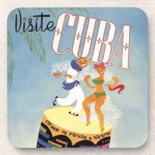 Bezoek Cuba Tiki Fiesta Siesta Holiday Isle Bier Onderzetter