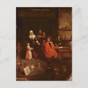 Bezoek de arts briefkaart