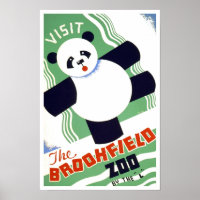 Bezoek de dierentuin, 1938. Vintage Reclame