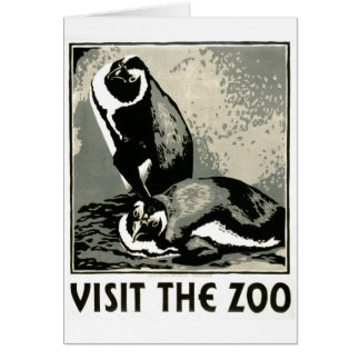 Bezoek de Dierentuin - het Poster van WPA -