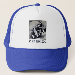 Bezoek de Dierentuin - het Poster van WPA - Trucker Pet