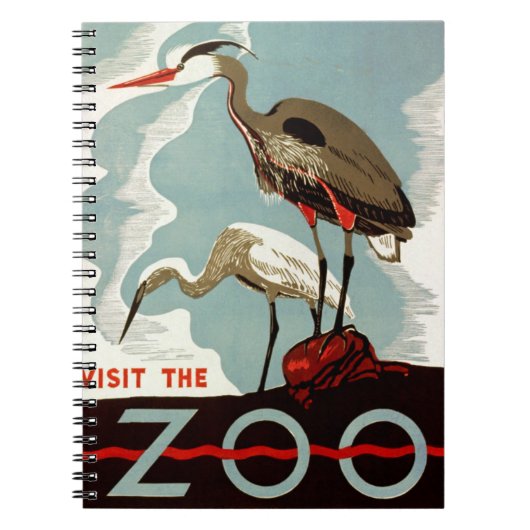 Bezoek de dierentuin notitieboek (Voorkant)