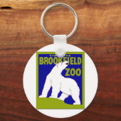 Bezoek de dierentuin van Brookfield ~  dierentuin Sleutelhanger (Voorkant)