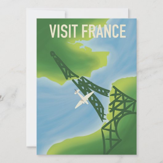 Bezoek de Franse reisposter (Voorkant)
