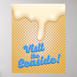 Bezoek de grond poster