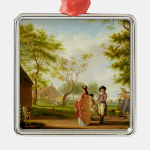 Bezoek de Landkreis Metalen Ornament