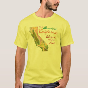 Bezoek de mooie Californische T-Shirt