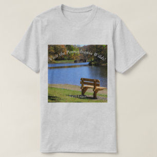 Bezoek de PA Wilds Souvenir Twin Lakes T-shirt