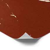 Bezoek de Planet Mercury  Sci-Fi-Cartoon Poster (Hoek)