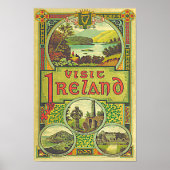 Bezoek de unieke reis van Ierland op jaarbasis Poster (Voorkant)