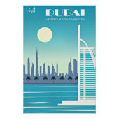 Bezoek Dubai reisposter Perfect Poster (Voorkant)