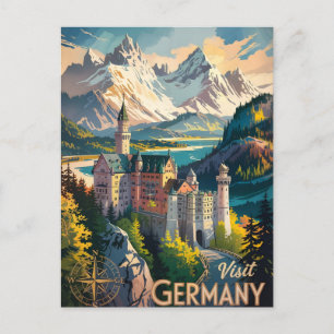 Bezoek Duitsland Briefkaart