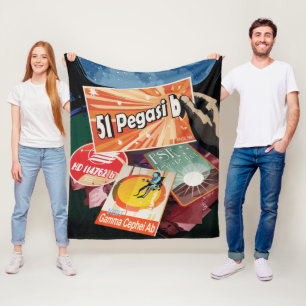 Bezoek eerste exoplaneet buiten het zonnestelsel g fleece deken