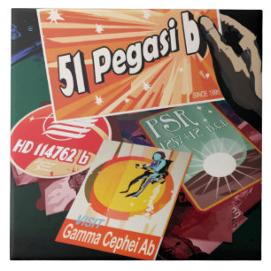 Bezoek eerste exoplaneet gevonden buiten zonnestel tegeltje