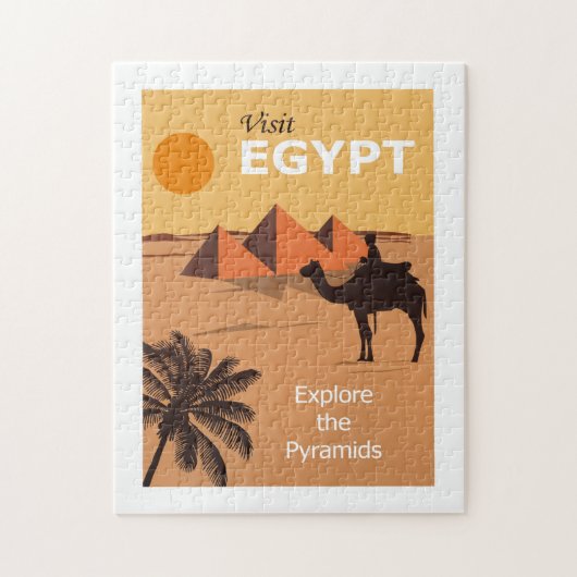 Bezoek Egypte-reisposter Legpuzzel (Verticaal)