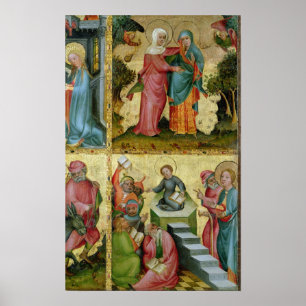 Bezoek en geschil met artsen poster