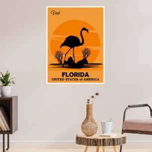 Bezoek Florida, reisposter, Poster