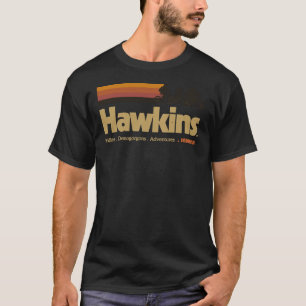 Bezoek Hawkins Indiana  80&x27;s TV Reeks C T-shirt