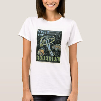 Bezoek het Aquarium - het Poster van WPA - T-shirt