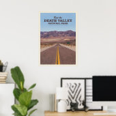 Bezoek het National Park Death Valley Poster (Thuiskantoor)