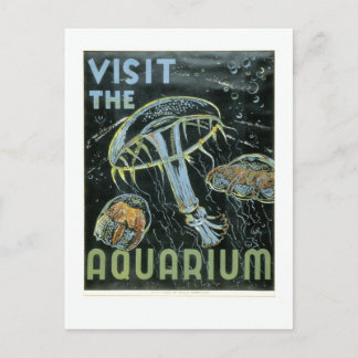 Bezoek het Poster Aquarium - WPA - Briefkaart