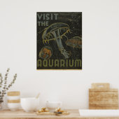 Bezoek het Poster van WPA van Aquarium (Keuken)