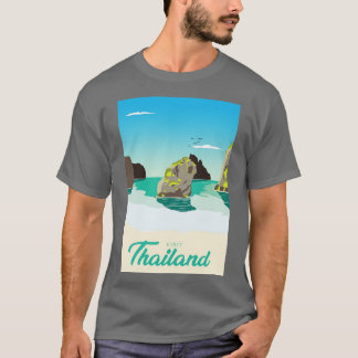 Bezoek het Thaise strand T-shirt