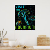 Bezoek het WPA van Aquarium Poster (Keuken)