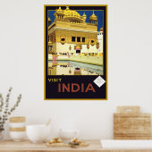 Bezoek India Poster (Keuken)