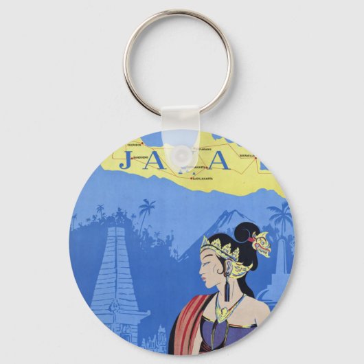 Bezoek Java Sleutelhanger (Voorkant)