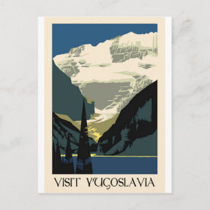 Bezoek Joegoslavië Briefkaart