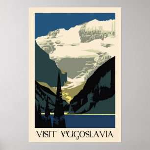Bezoek Joegoslavië Poster