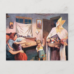  bezoek Krampus Briefkaart