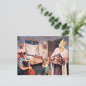  bezoek Krampus Briefkaart (Staand voorkant)