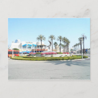 Bezoek lang strand, CA Briefkaart