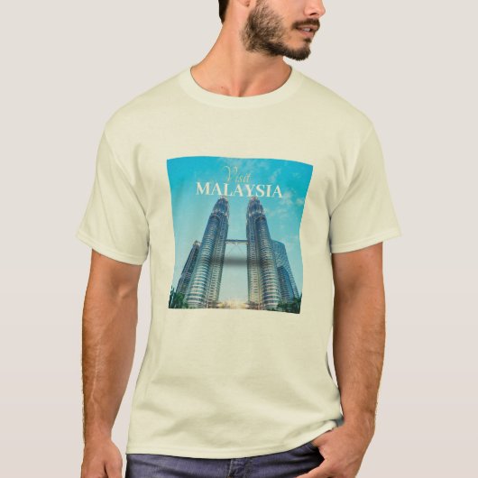 Bezoek Maleisië T-shirt (Voorkant)