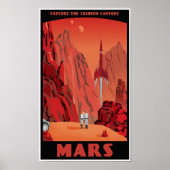 Bezoek Mars Poster (Voorkant)