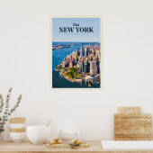 Bezoek New York Poster (Keuken)