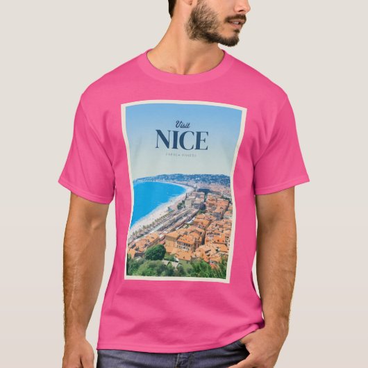 Bezoek Nice T-shirt (Voorkant)