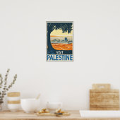  bezoek Palestina Poster (Keuken)