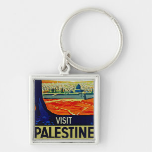 Bezoek Palestina Sleutelhanger