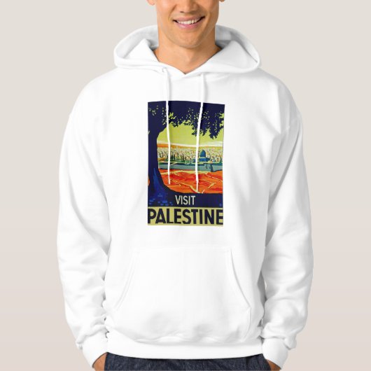 Bezoek Palestine Hoodie (Voorkant)
