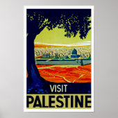 Bezoek Palestine Poster (Voorkant)
