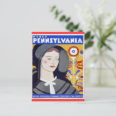 Bezoek Pennsylvania Briefkaart (Staand voorkant)