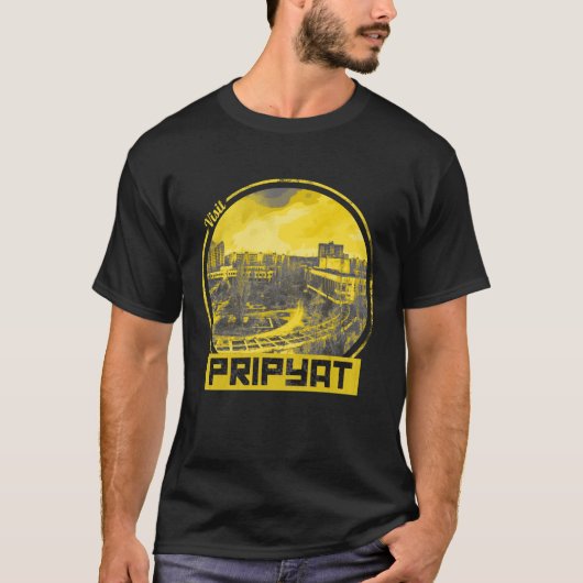 Bezoek Pripyat Ghost City Artwork T-shirt (Voorkant)