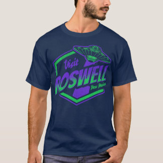 Bezoek Roswell New Mexico Funny Flying Sau T-shirt