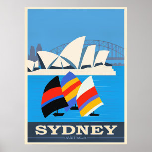 Bezoek Sydney, Australië Poster